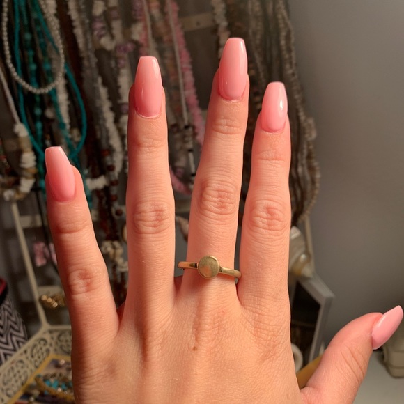 solid gold colored ring - Picture 1 of 1